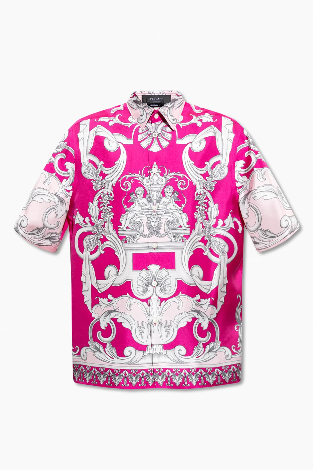 PINK Patterned shirt with short sleeves