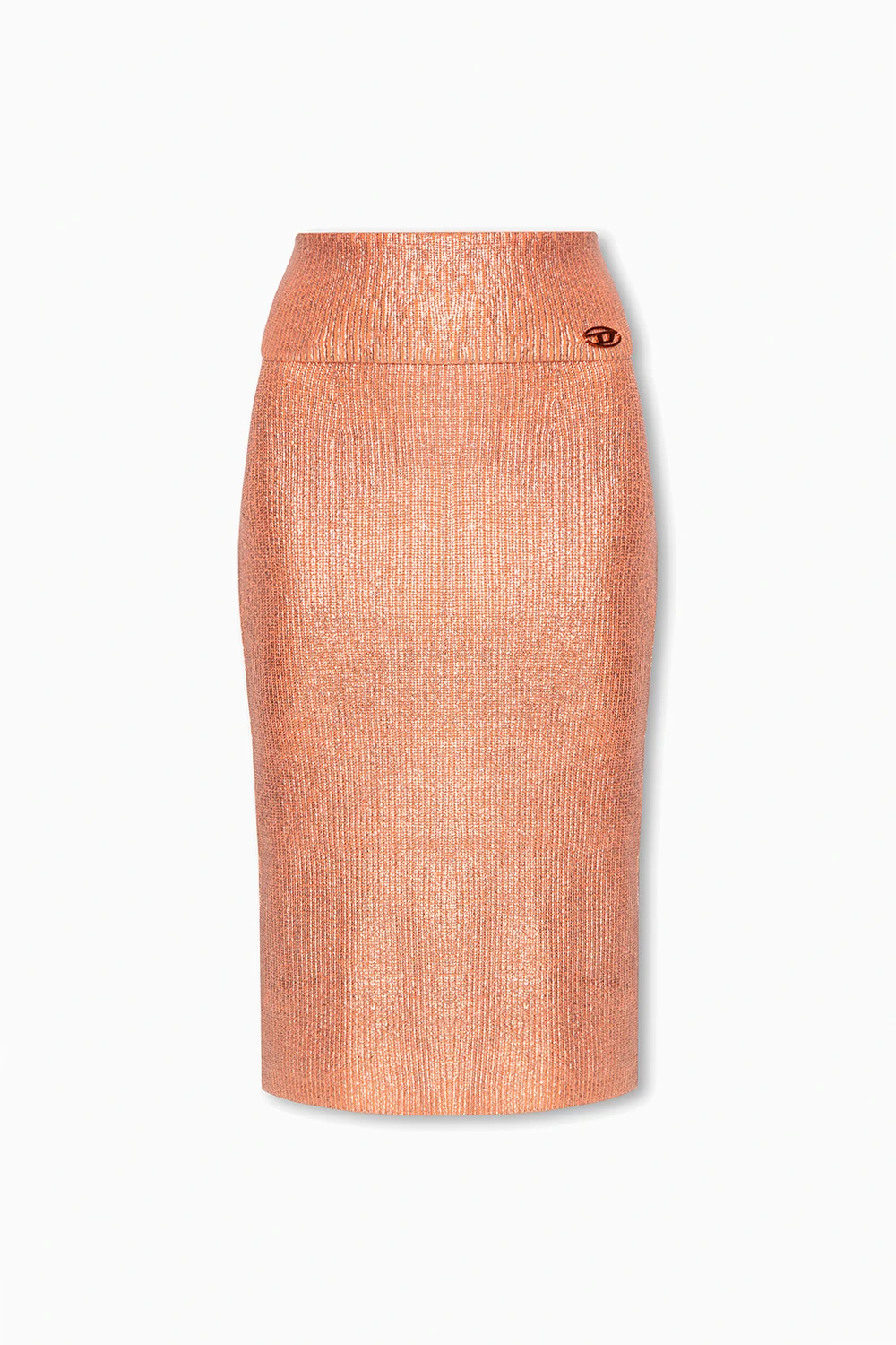 ORANGE 'M-ADHUETTE' skirt