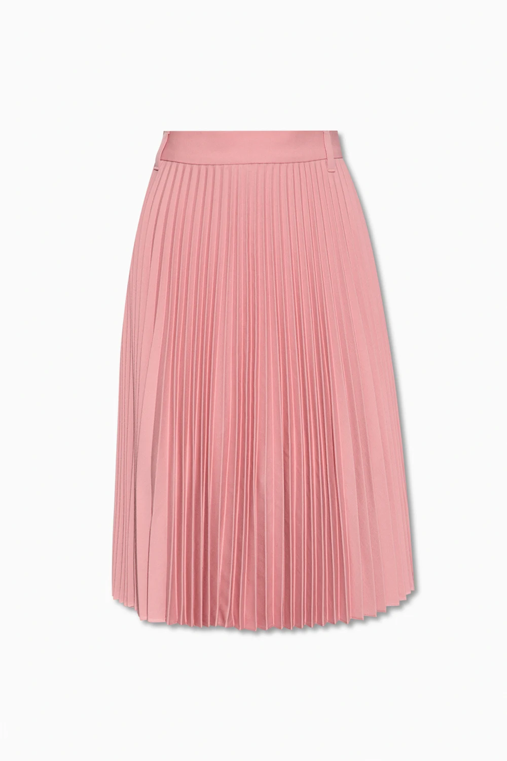 Shorts with pleated panels