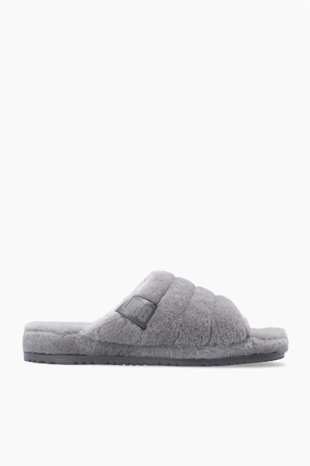 GREY ‘M Fluff You’ slippers