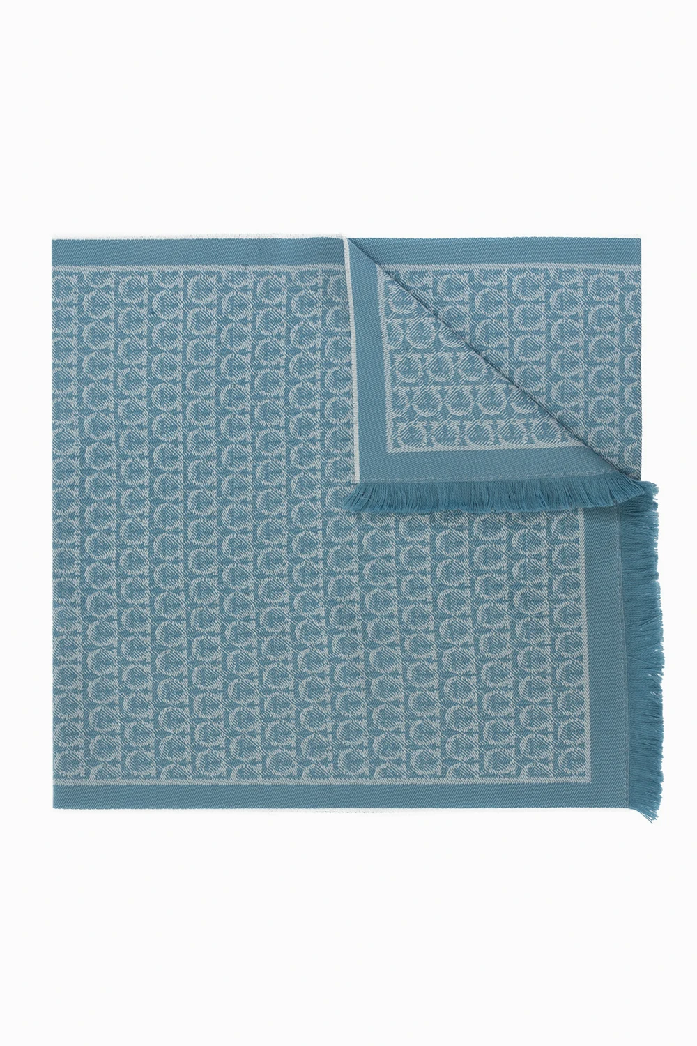 BLUE Wool scarf