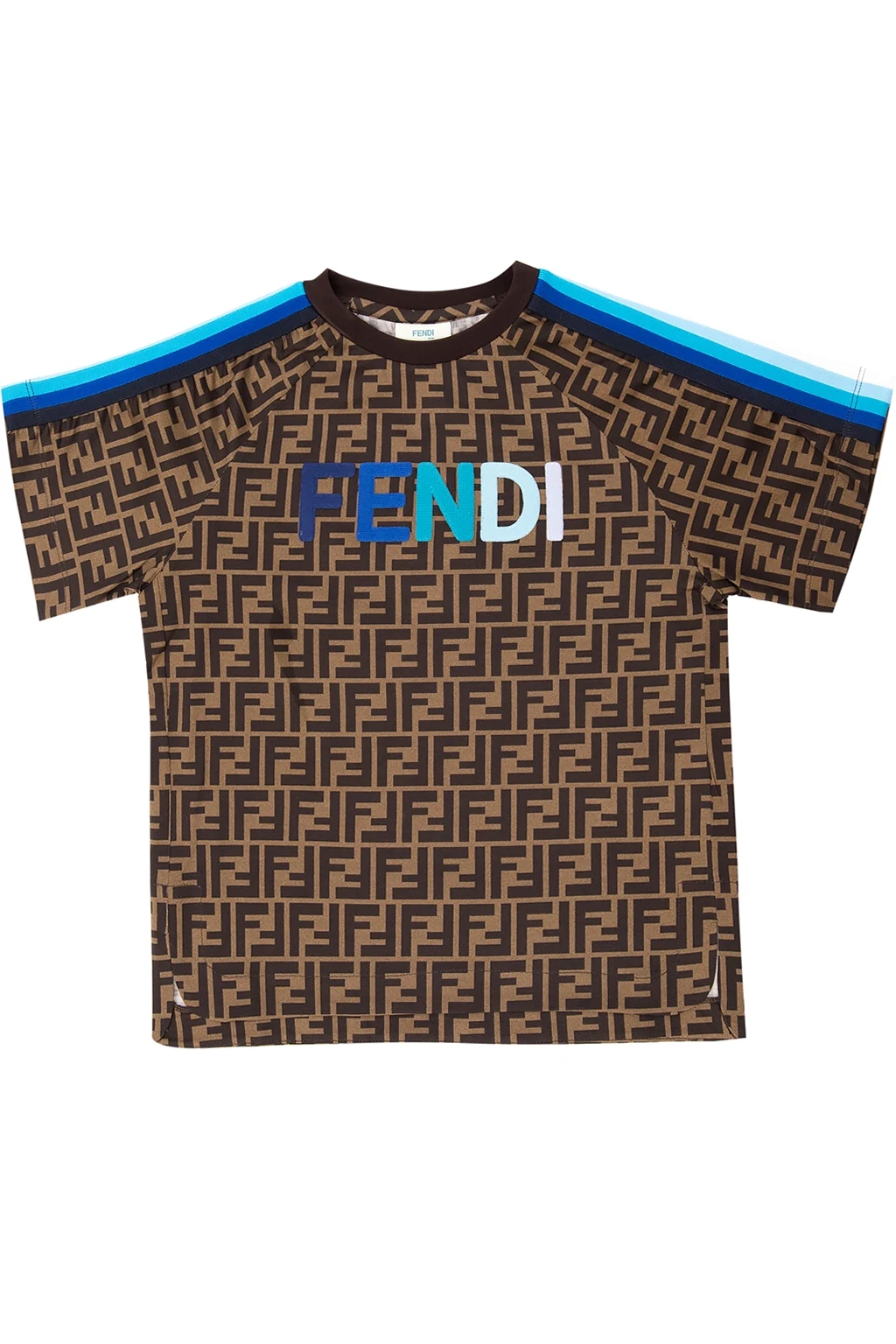 BROWN Patterned T-shirt