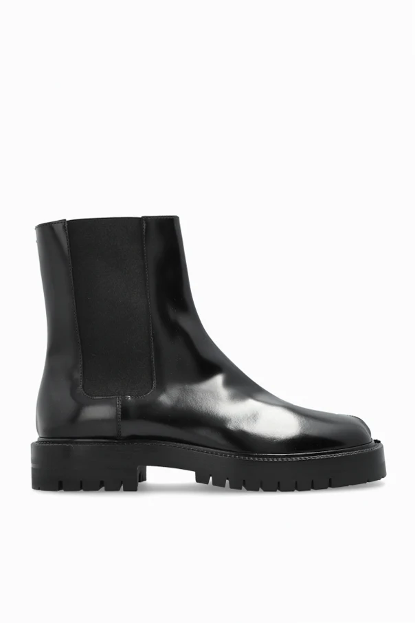 CZARNY Botki za kostkę