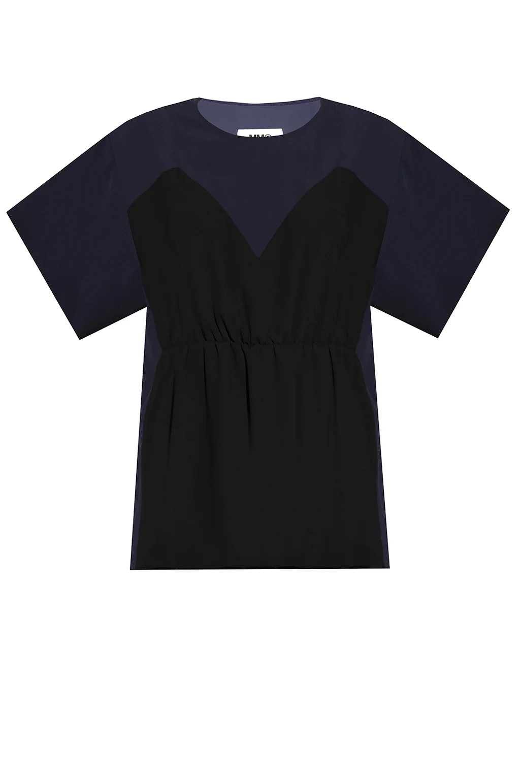 T-shirt z wszytą gumą