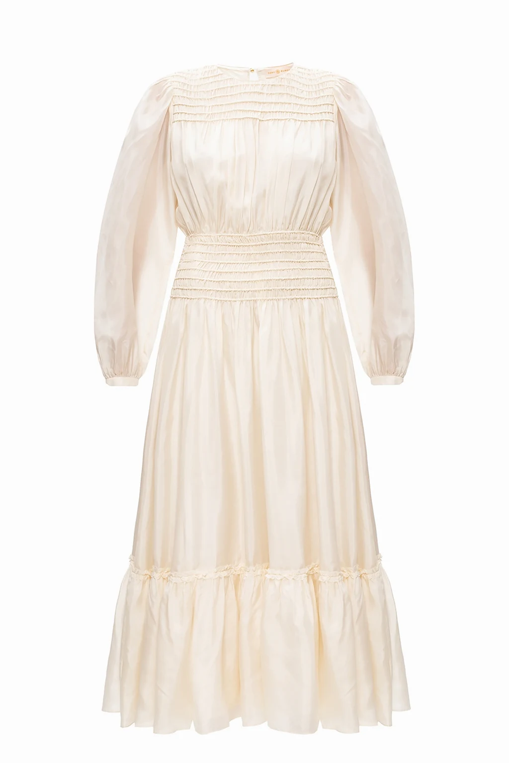 cream Long sleeve dress