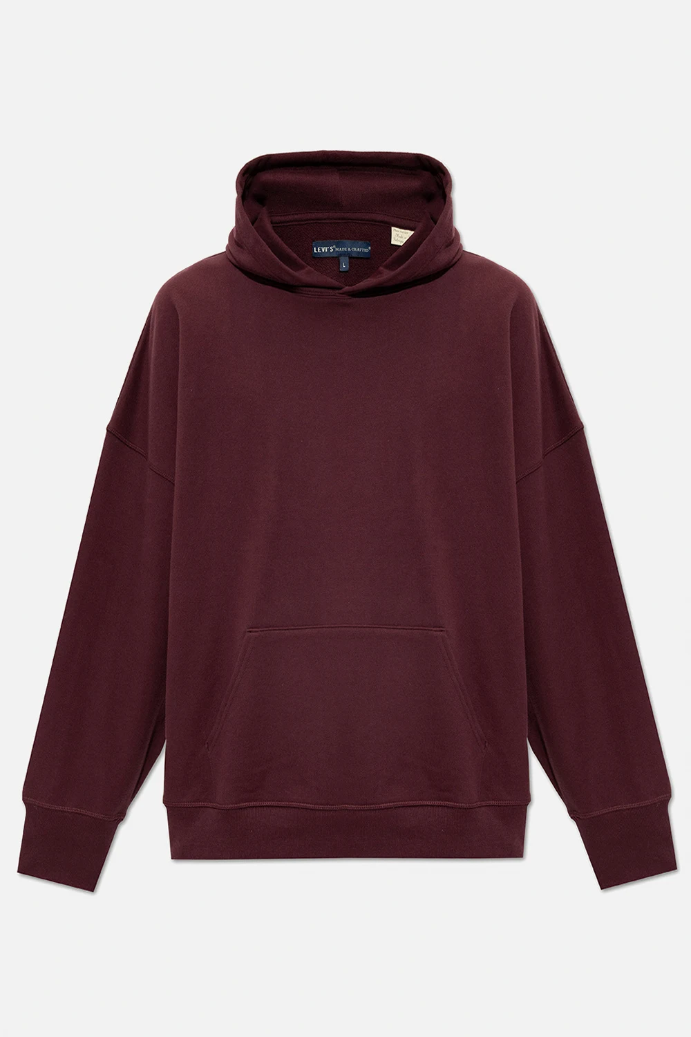 BURGUNDY The ‘Made & Crafted®’ collection hoodie