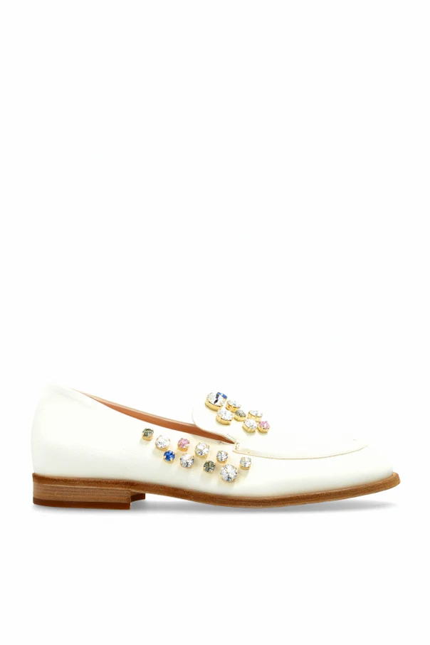 BIAŁY  Buty ‘New College Precious’ typu ‘Loafers’