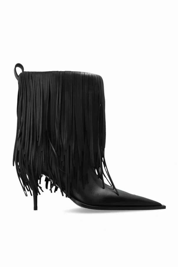 SCHWARZ Stiefeletten mit Absatz ‘Avenue’