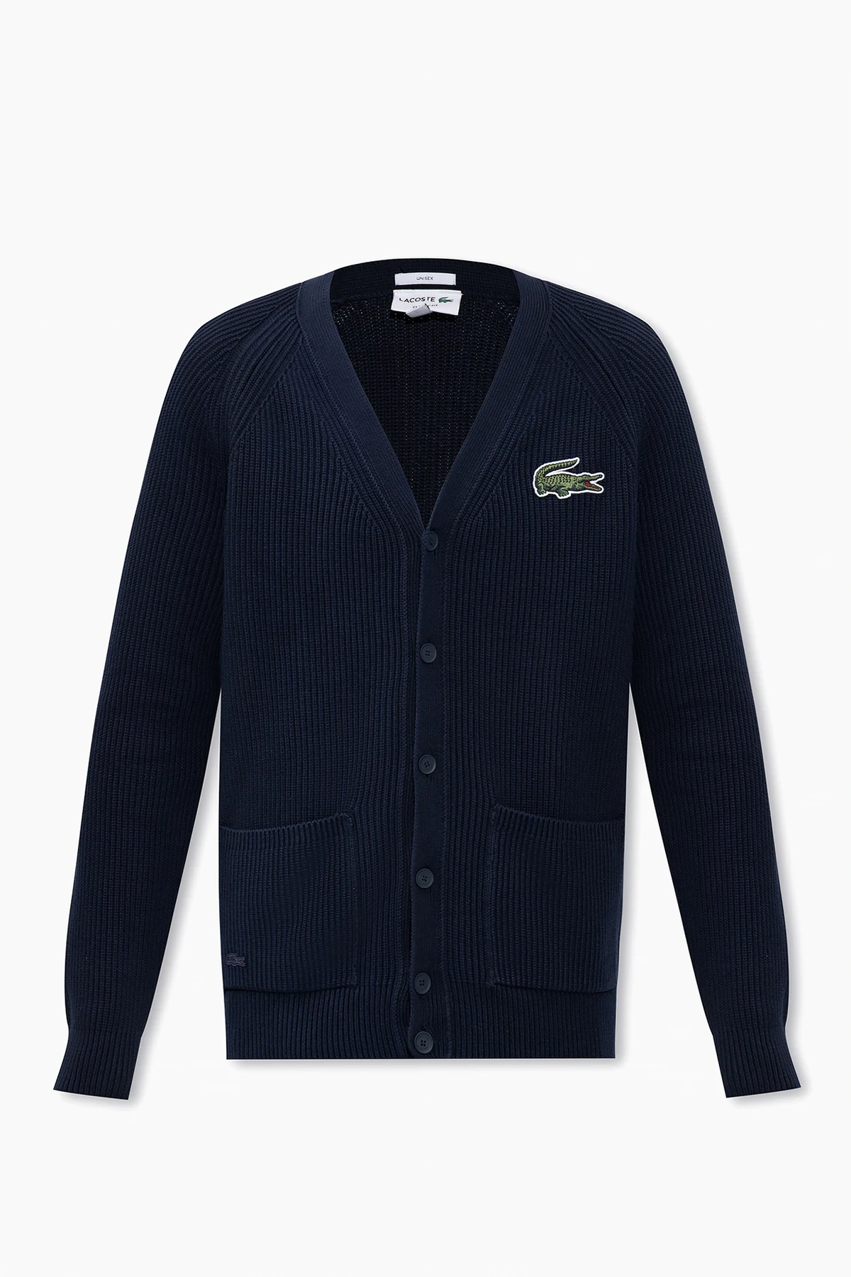 Cardigan with logo