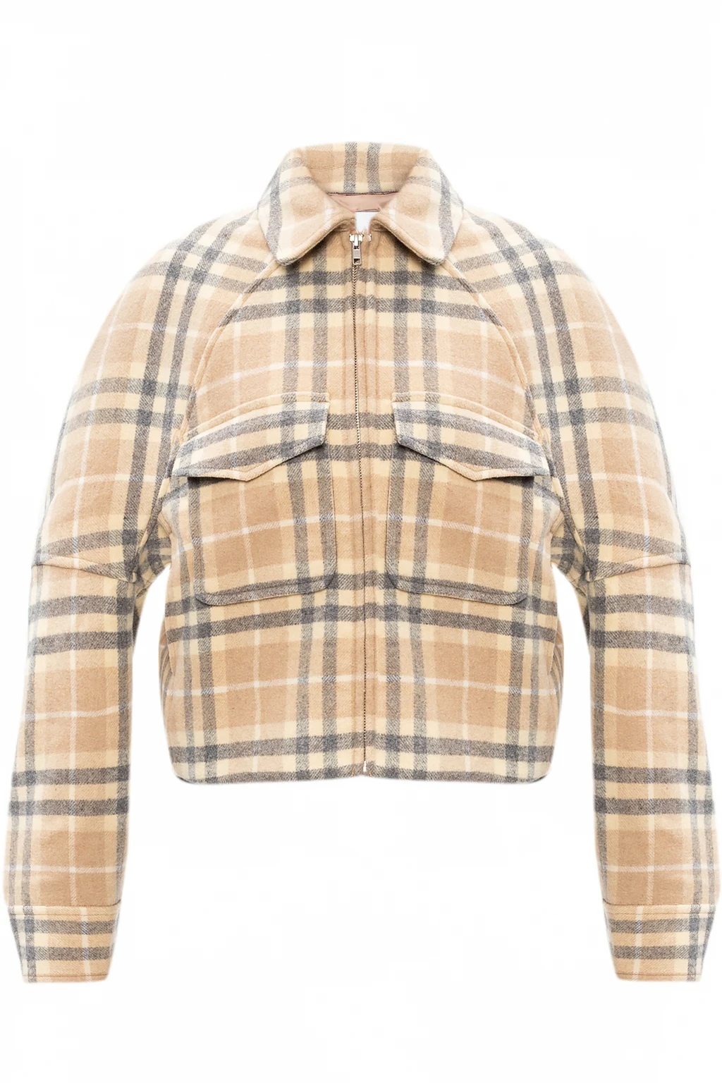 BROWN Patterned jacket