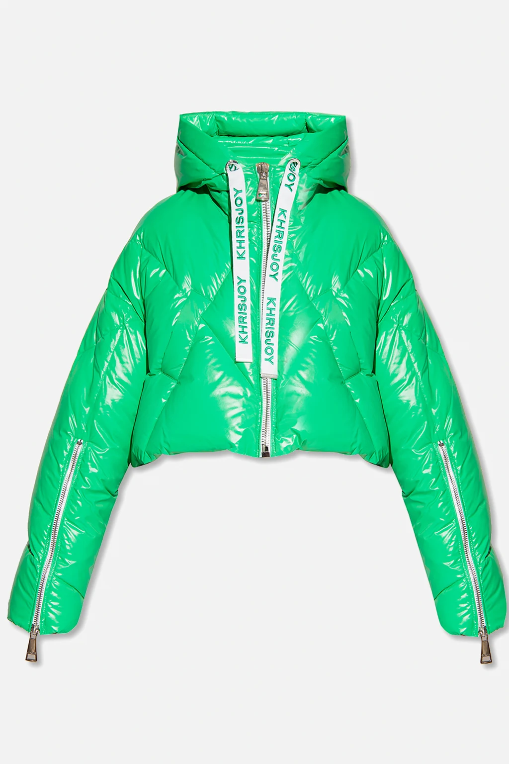 Cropped down jacket