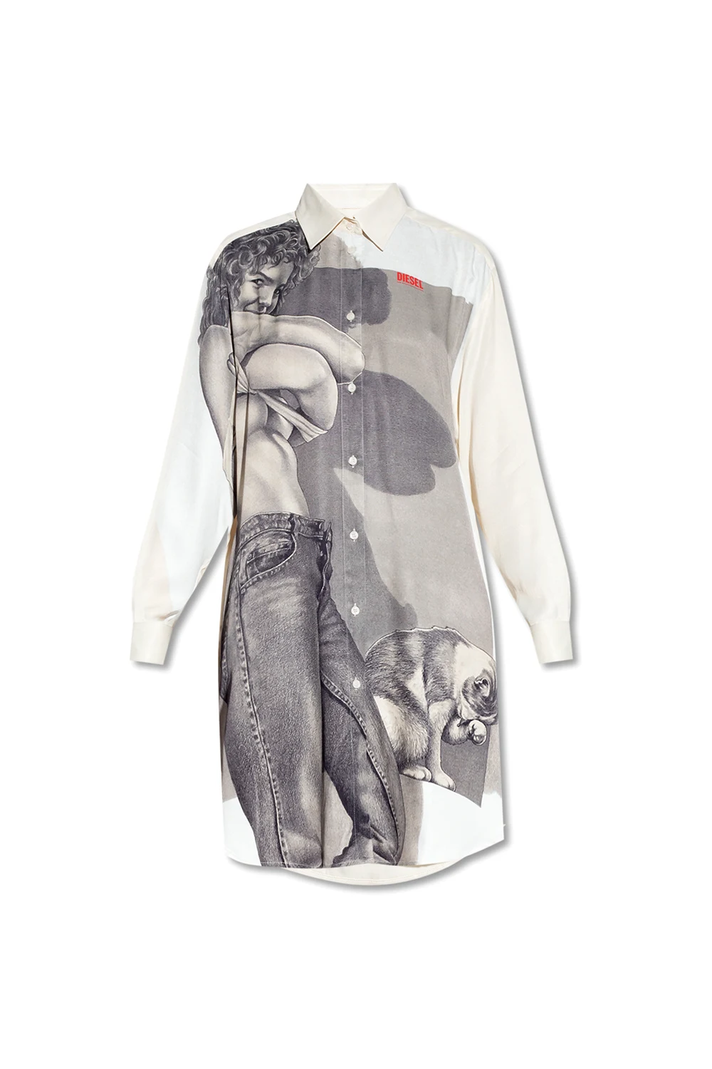 GREY ‘PR-D-LUNAR’ dress