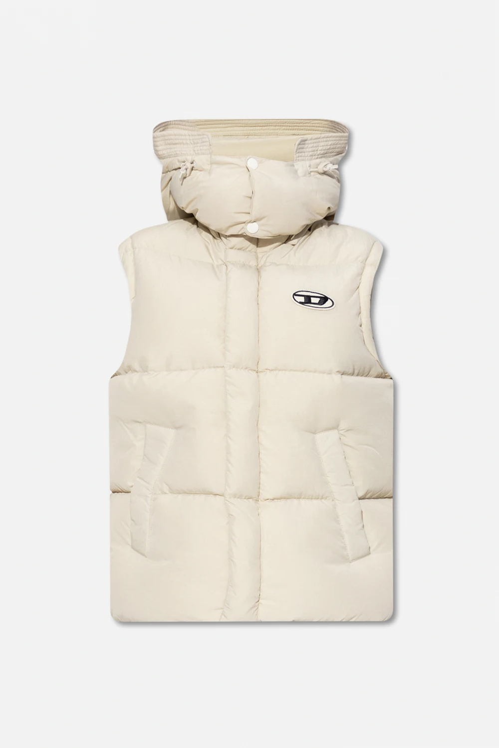 cream ‘W-ROLF-SL-NW’ down vest