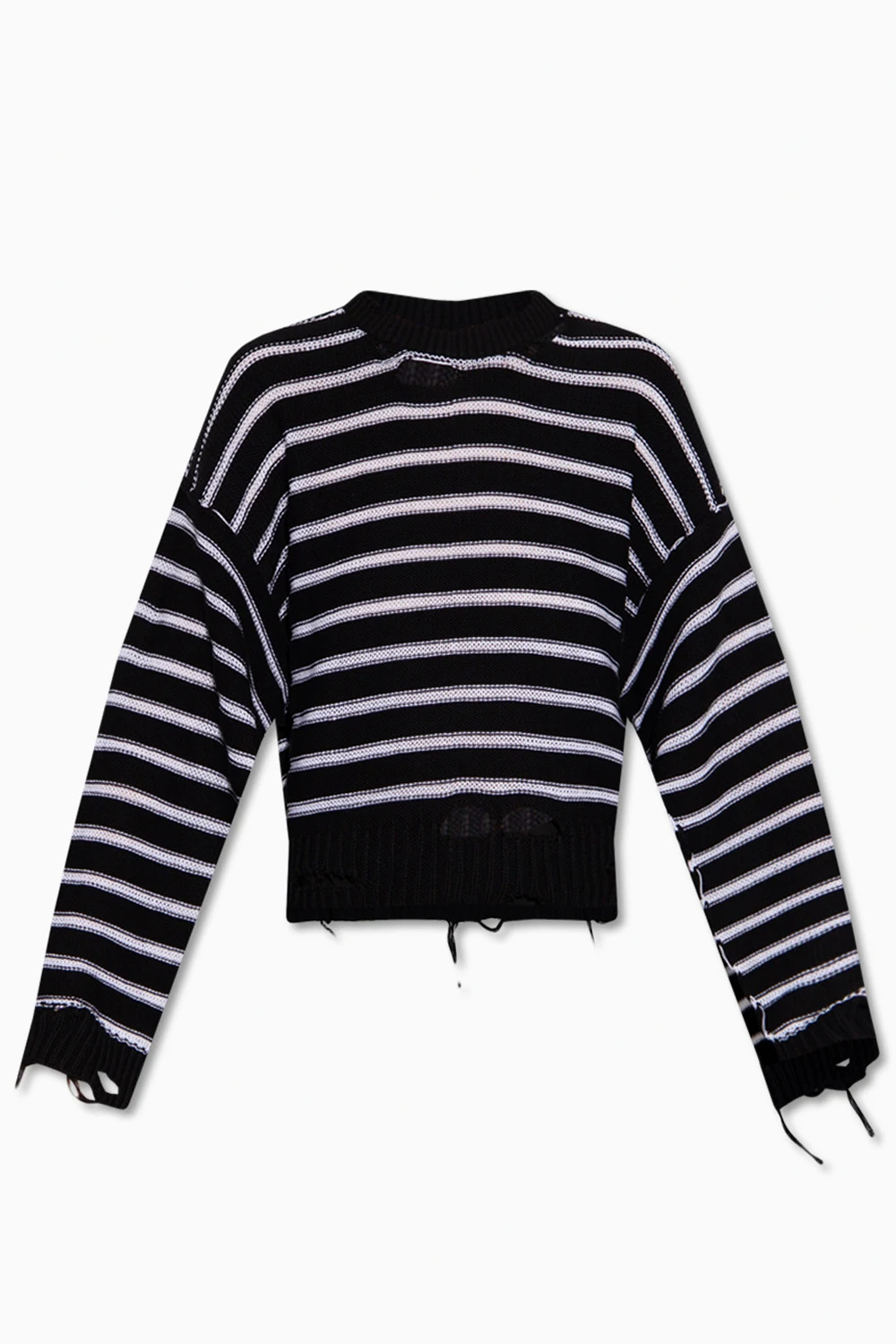 Sweter ze wzorem w pasy