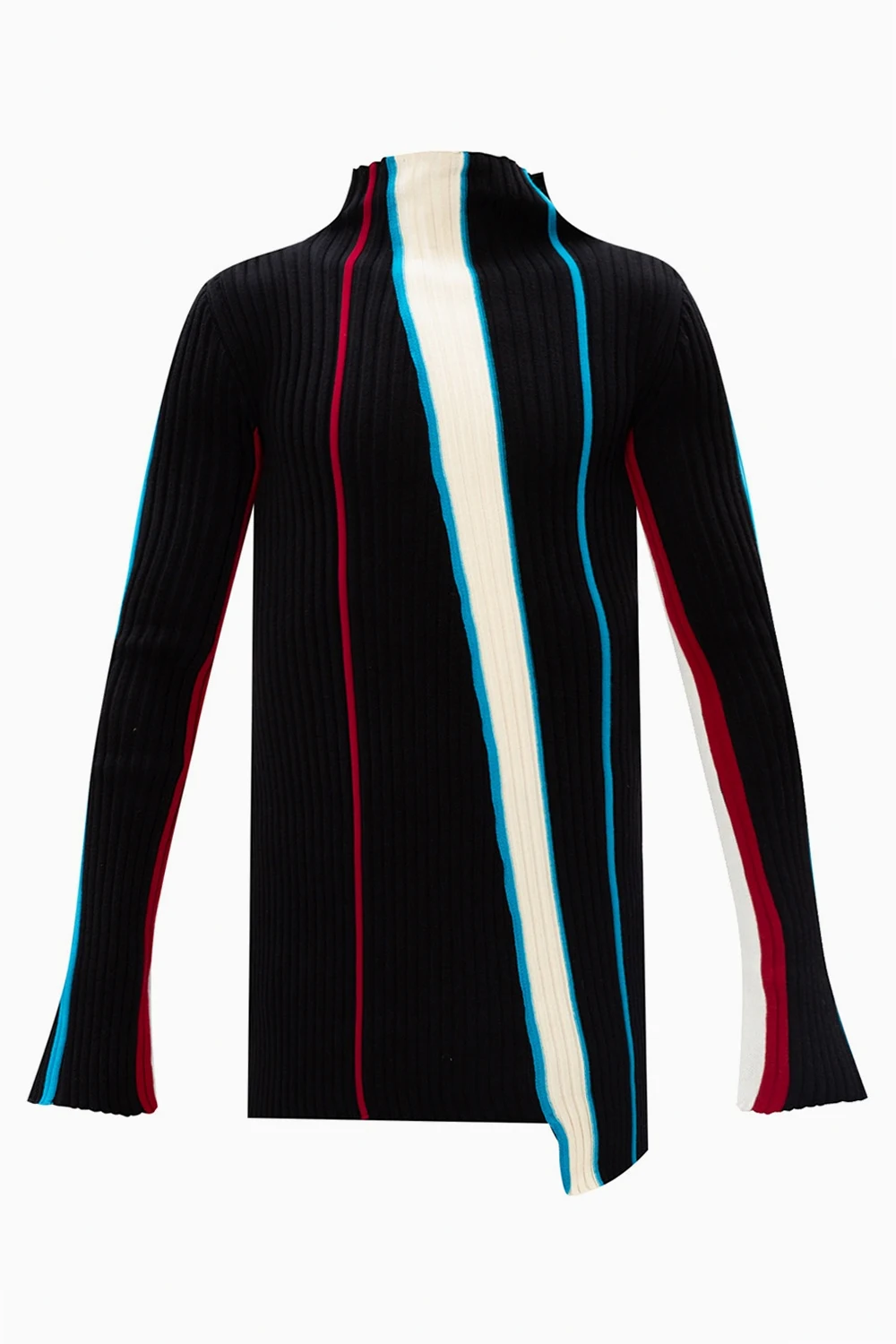 Ribbed turtleneck top