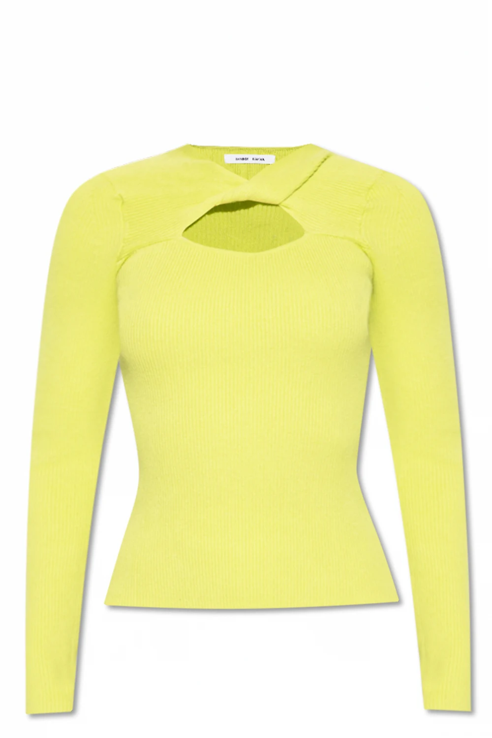 GREEN ‘Everly’ ribbed top