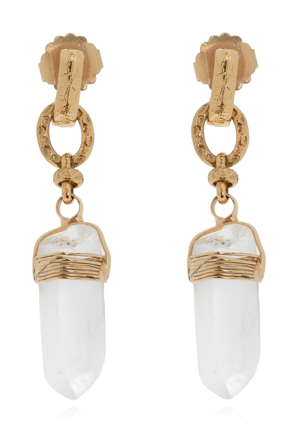 GOLD ‘Cristal’ drop earrings