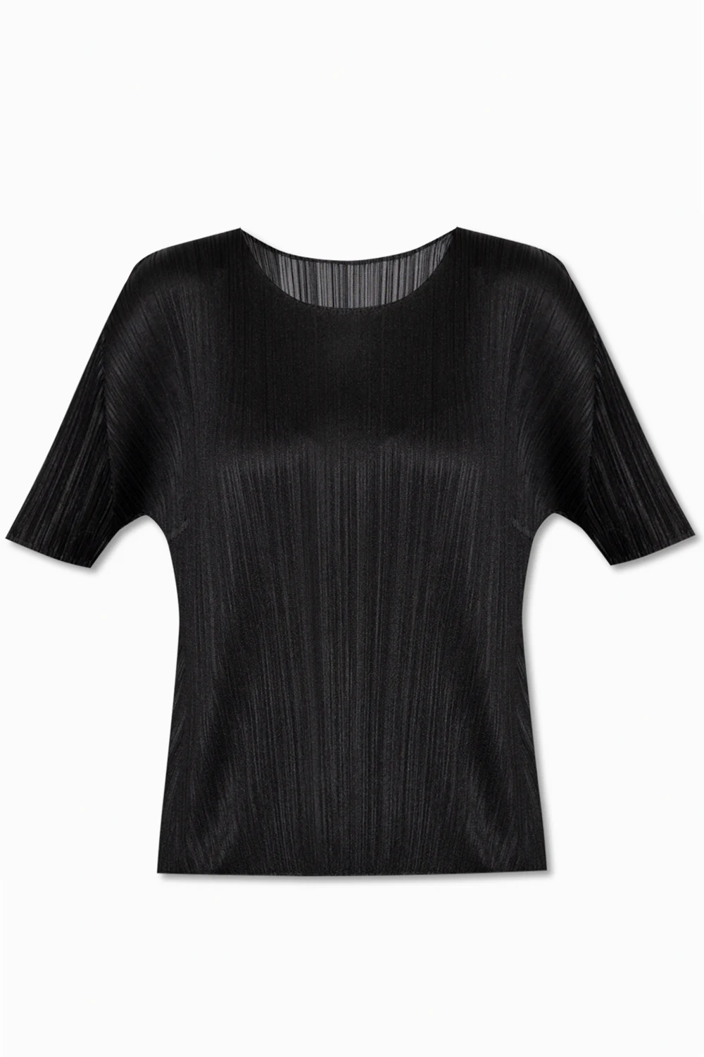 Plisowany t-shirt
