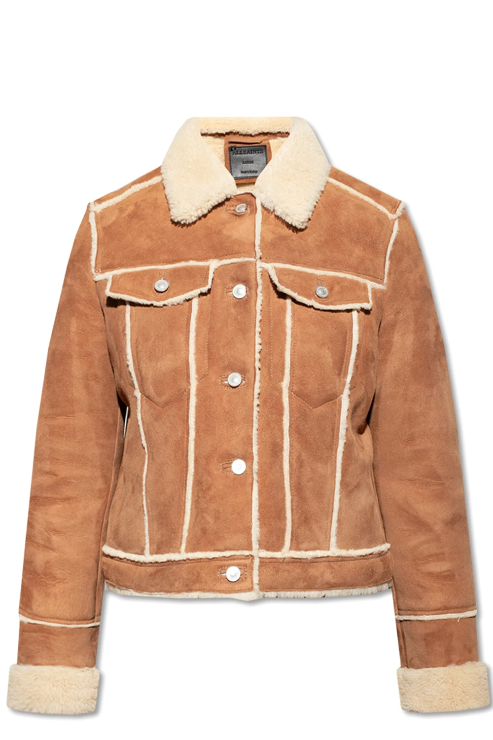 BROWN ‘Kingsly’ shearling jacket