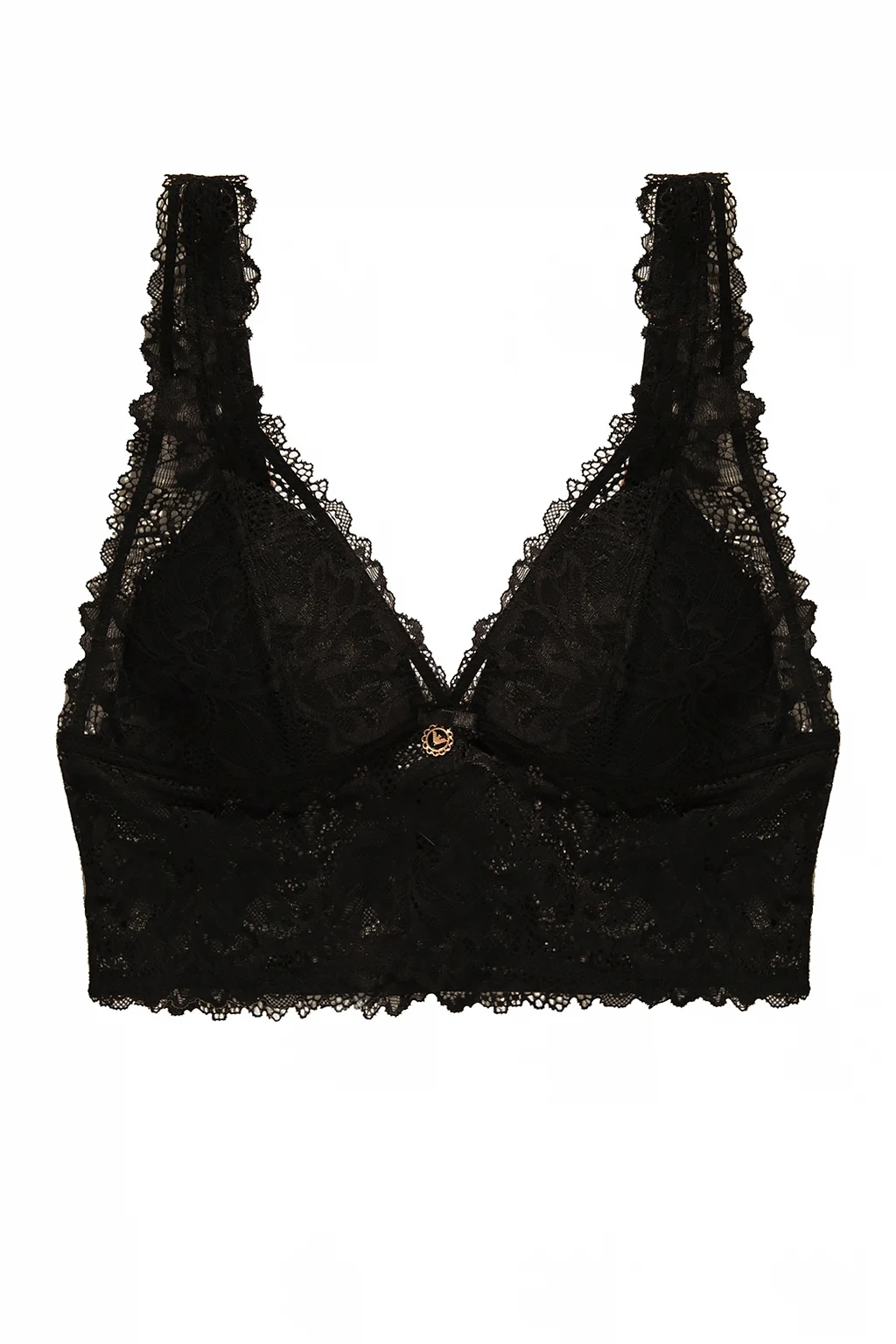 Ażurowy biustonosz z logo