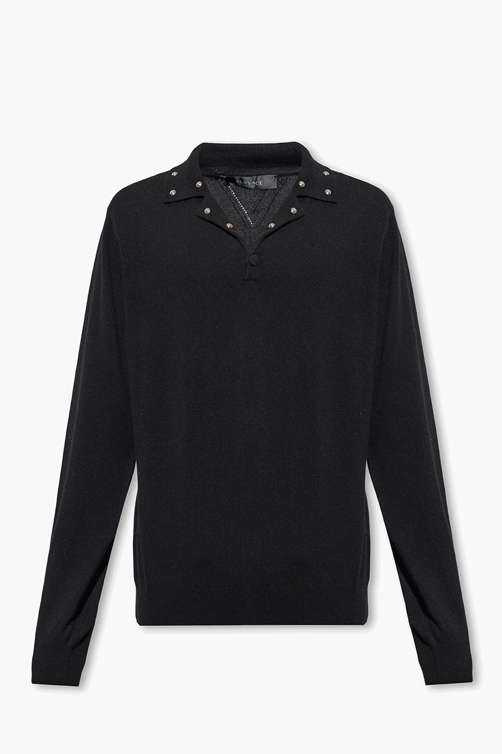 BLACK Polo sweater