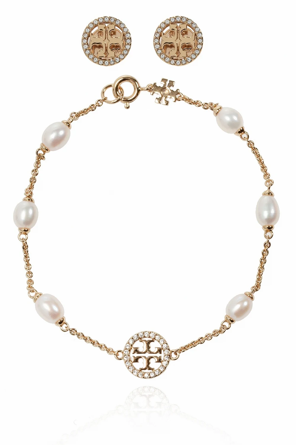 GOLD Earrings and bracelet set