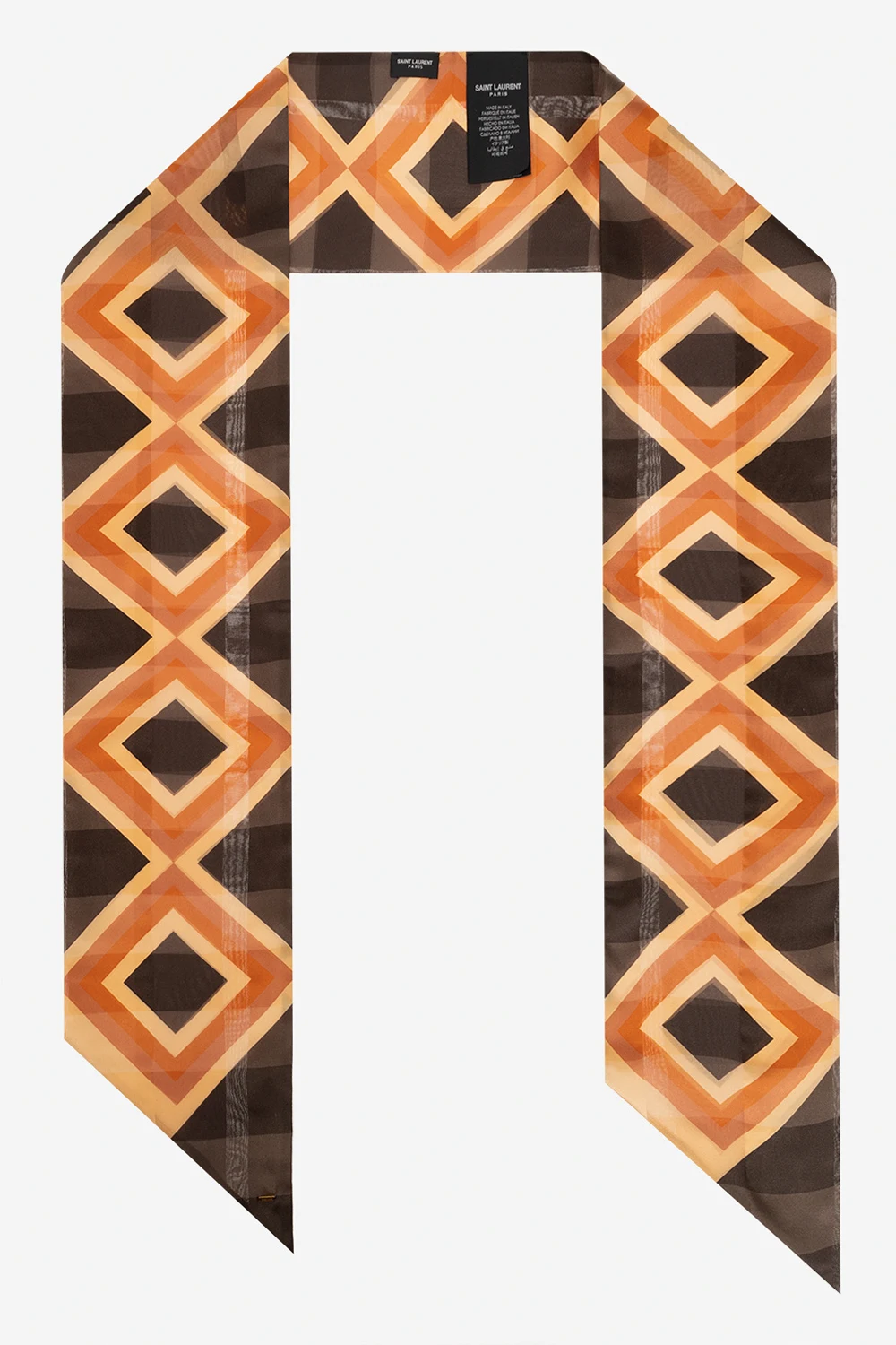 ORANGE Silk scarf