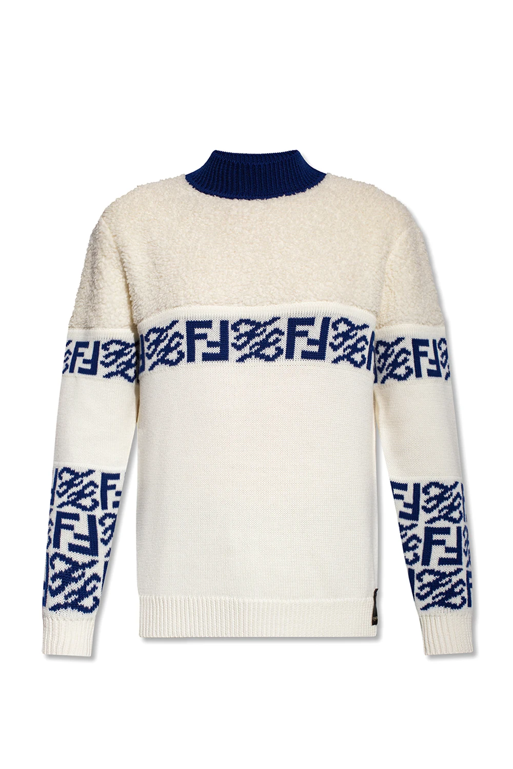 cream Monogrammed sweater