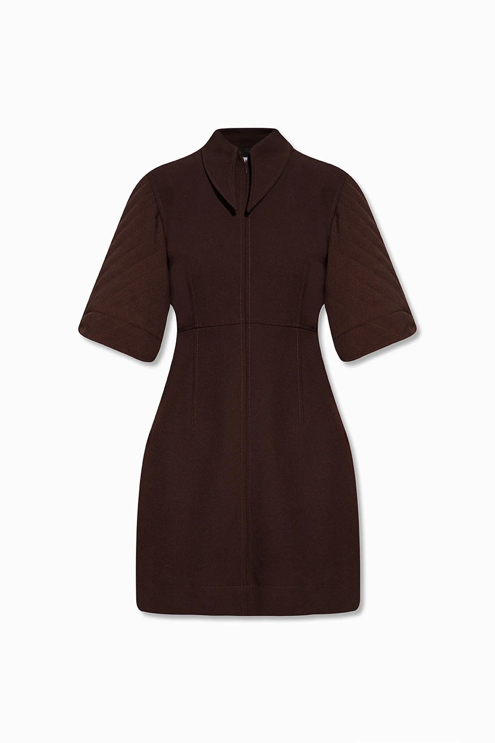 Dress with stitching