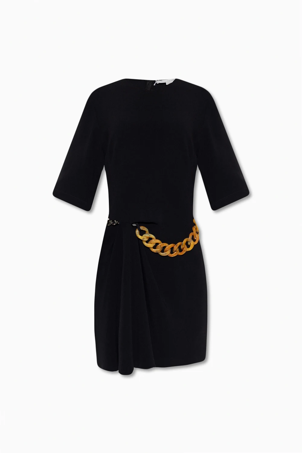 BLACK Dress with decorative belt