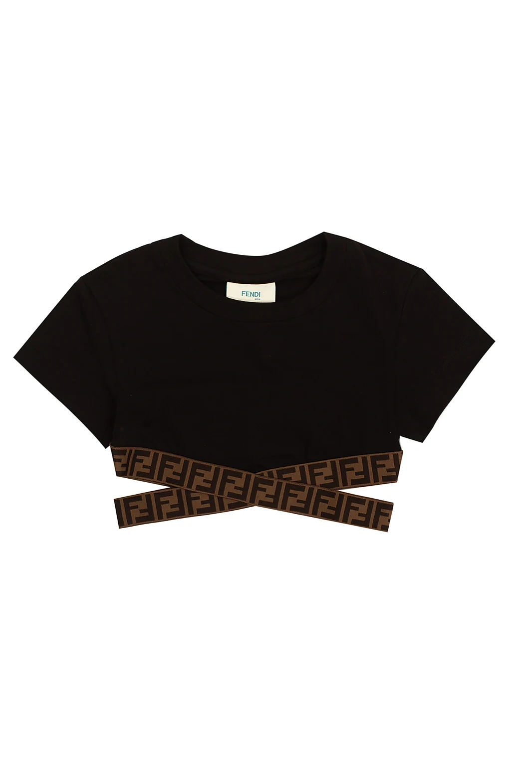 Cropped top with logo