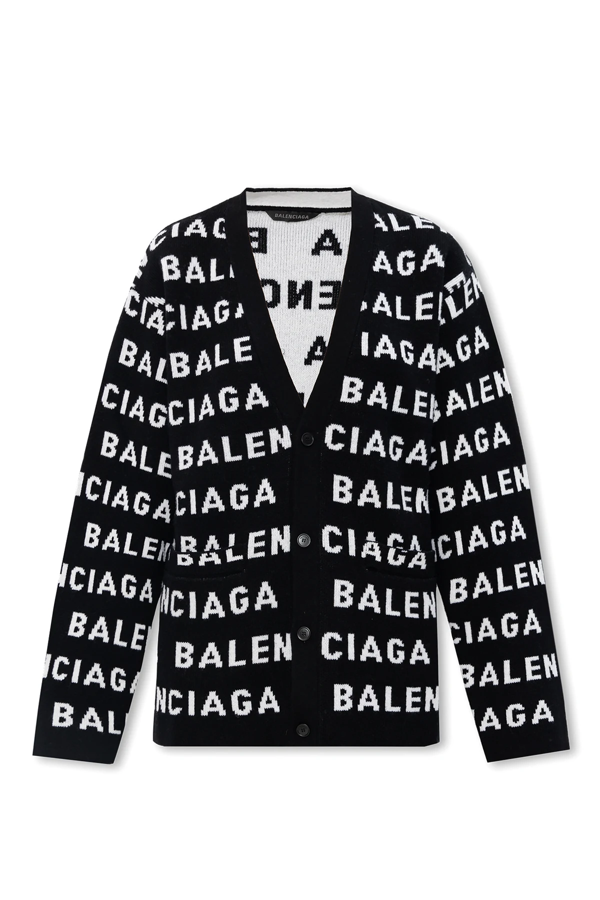 Cardigan with logo
