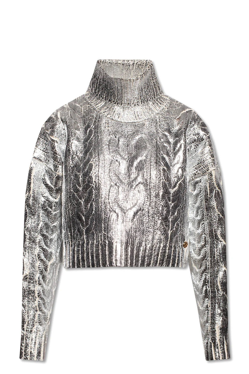 Long-sleeved turtleneck sweater