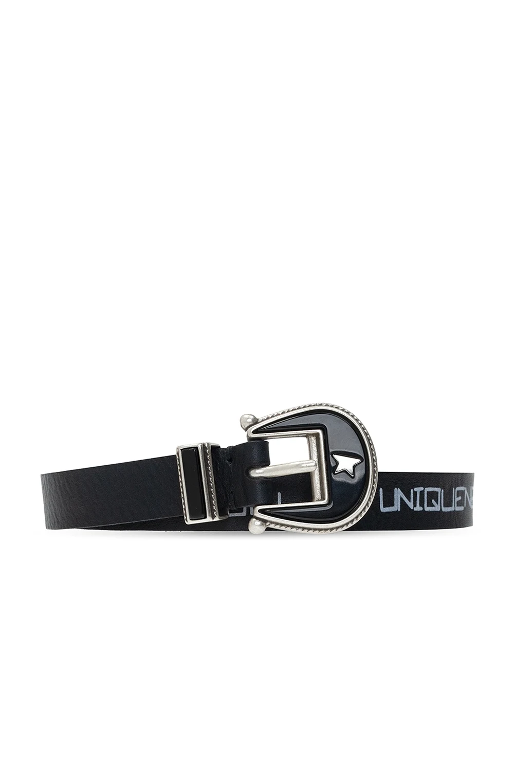 BLACK Leather belt