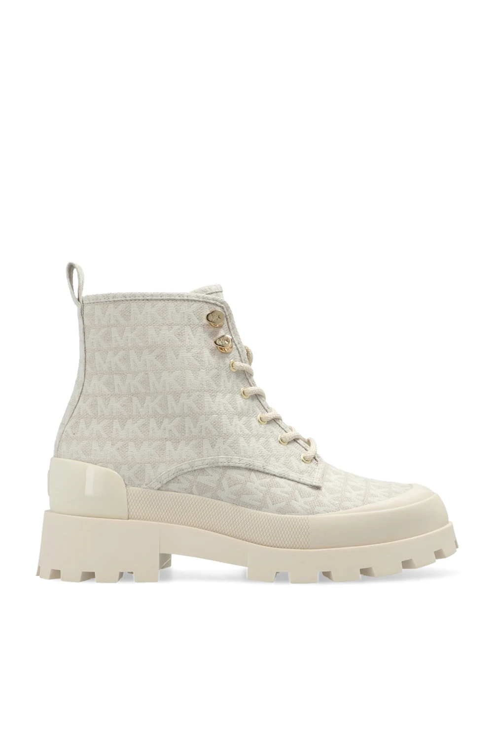 cream ‘Payton’ combat boots