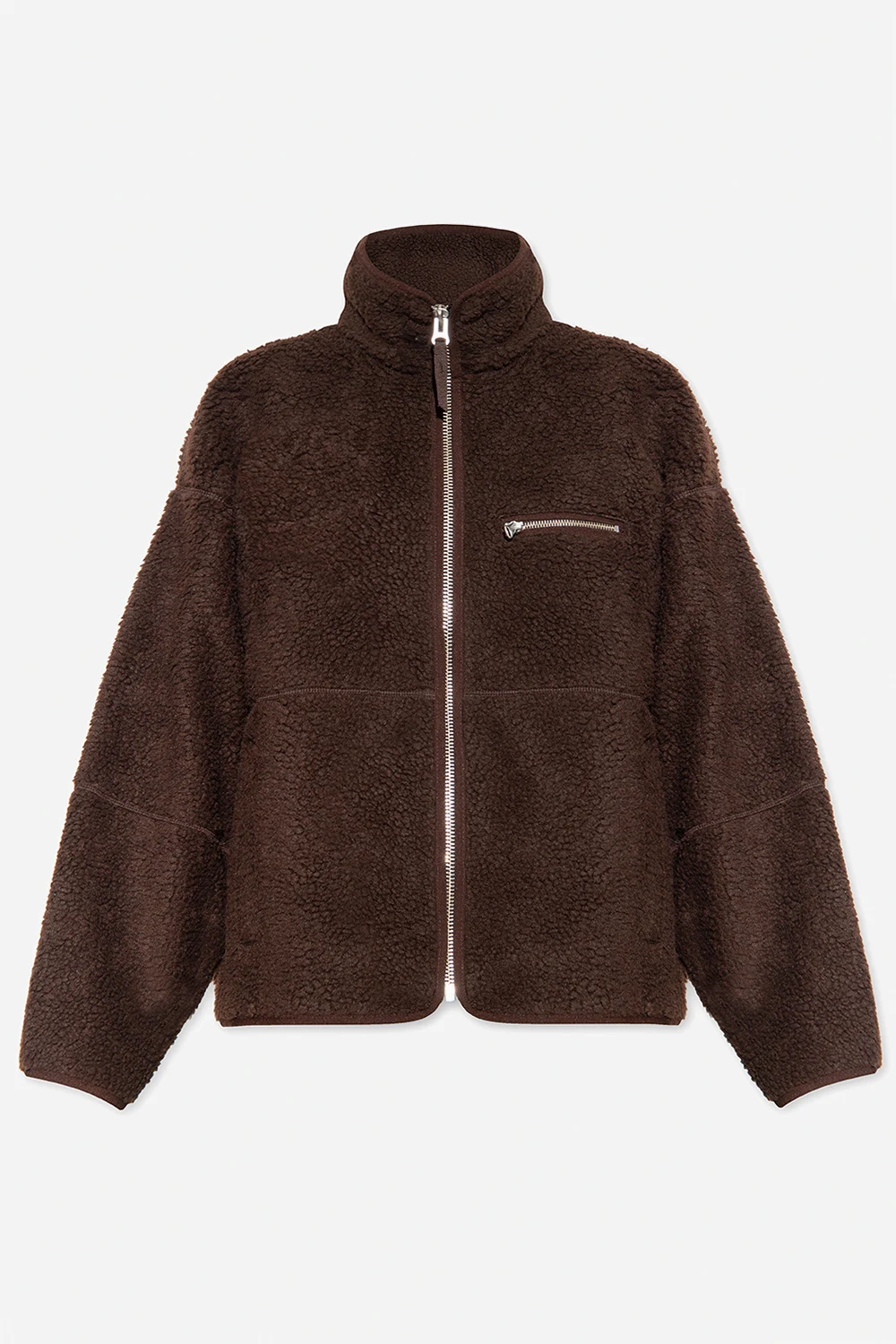 BROWN ‘Ani’ fleece sweatshirt