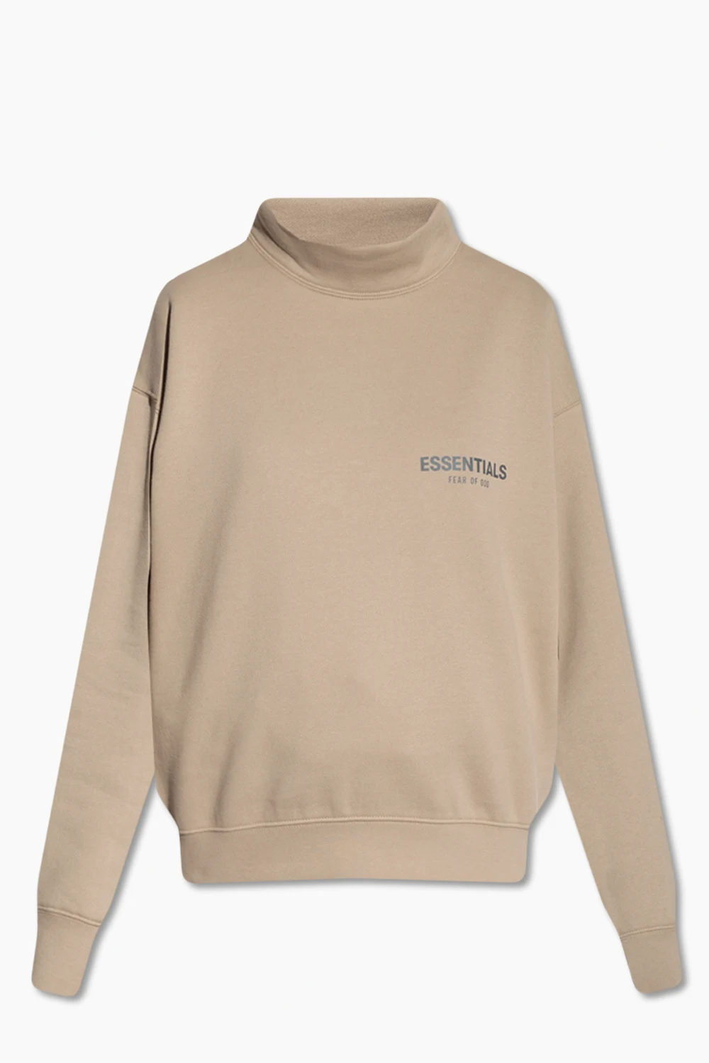 Sweatshirt with standing collar