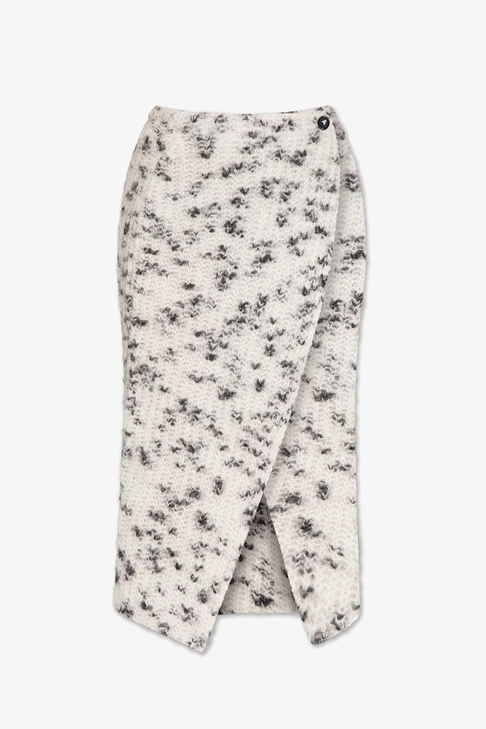 WHITE ‘Icelandic Glacier’ wool skirt