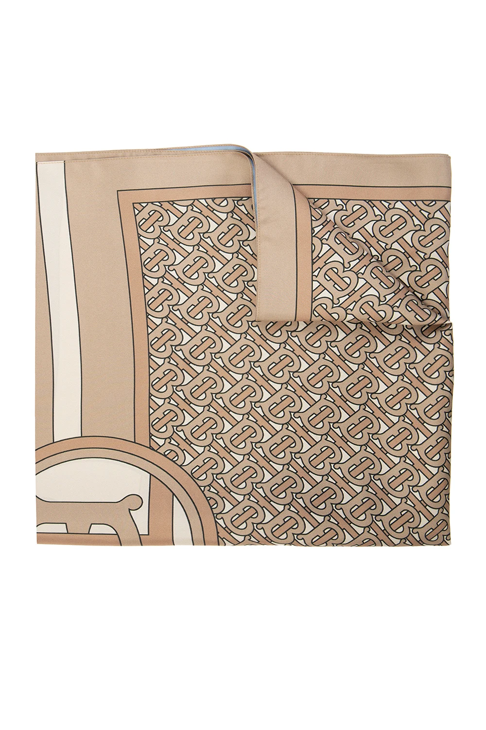 Jedwabny szal z logo