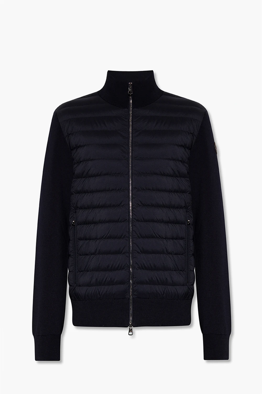 Sweatshirt with down front