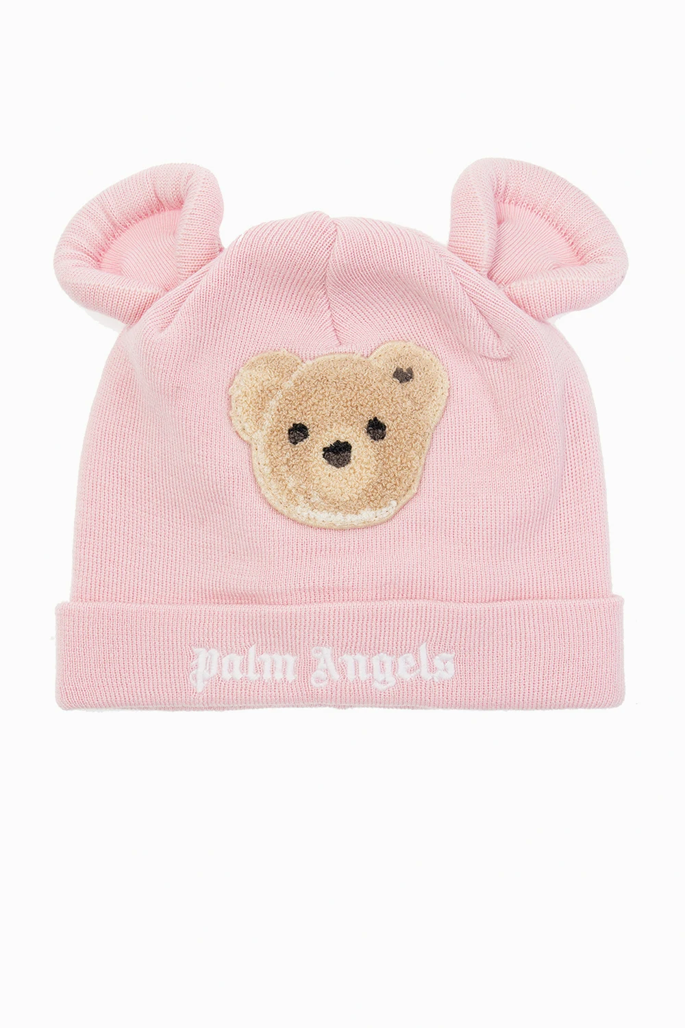 PINK Wool hat with appliqué