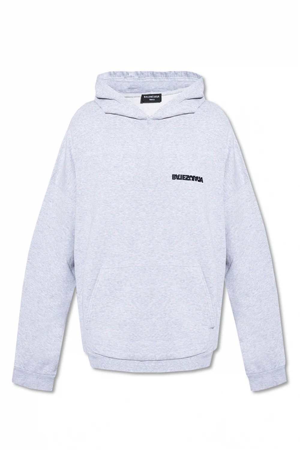 GREY Logo-embroidered hoodie