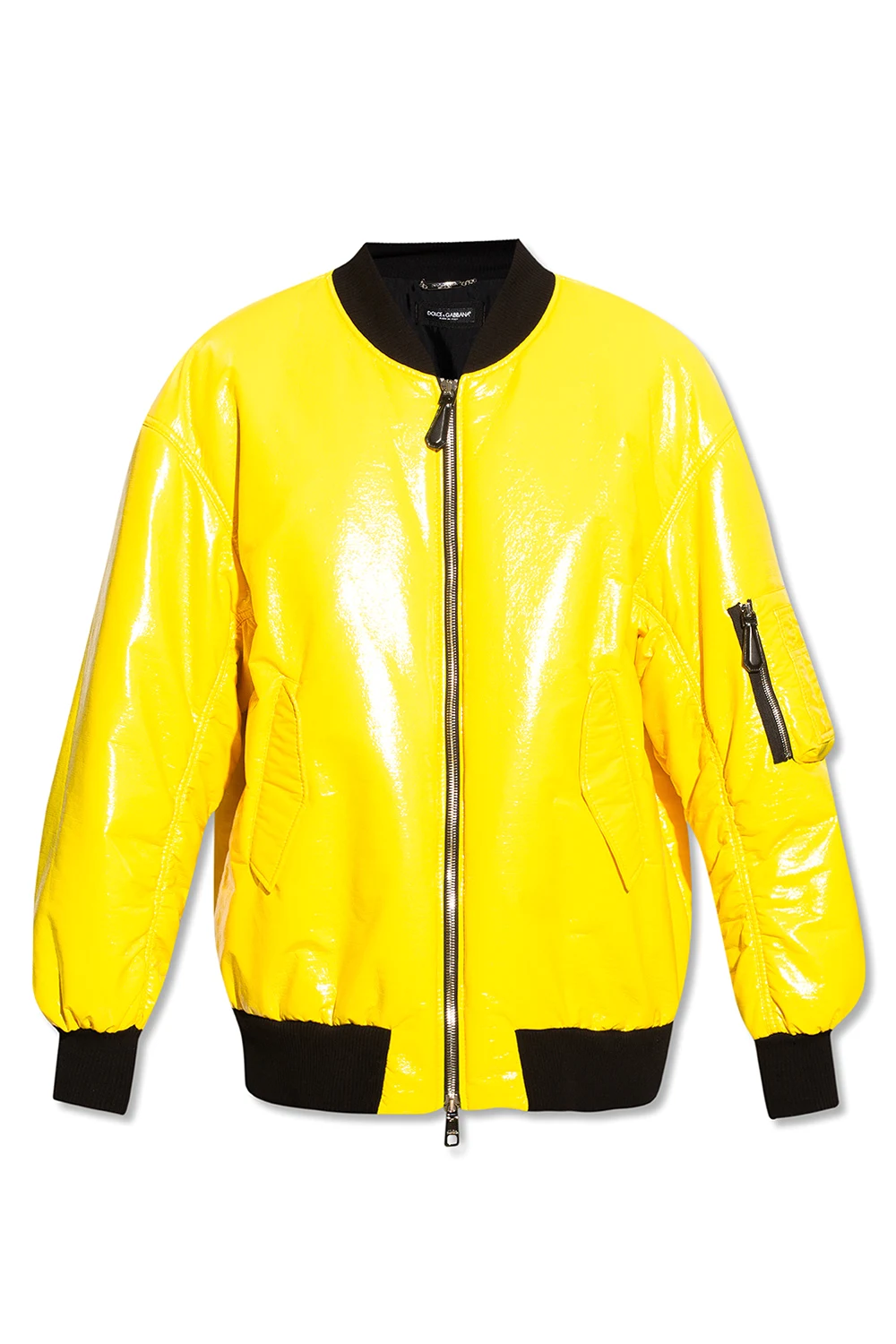 YELLOW  Insulated bomber jacket