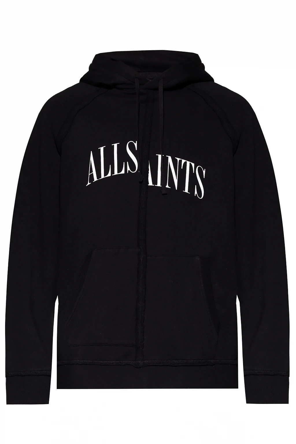 BLACK 'Diverge' printed hoodie