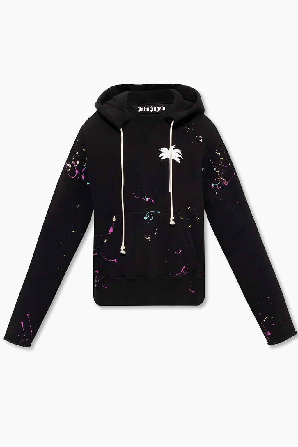 BLACK Printed hoodie