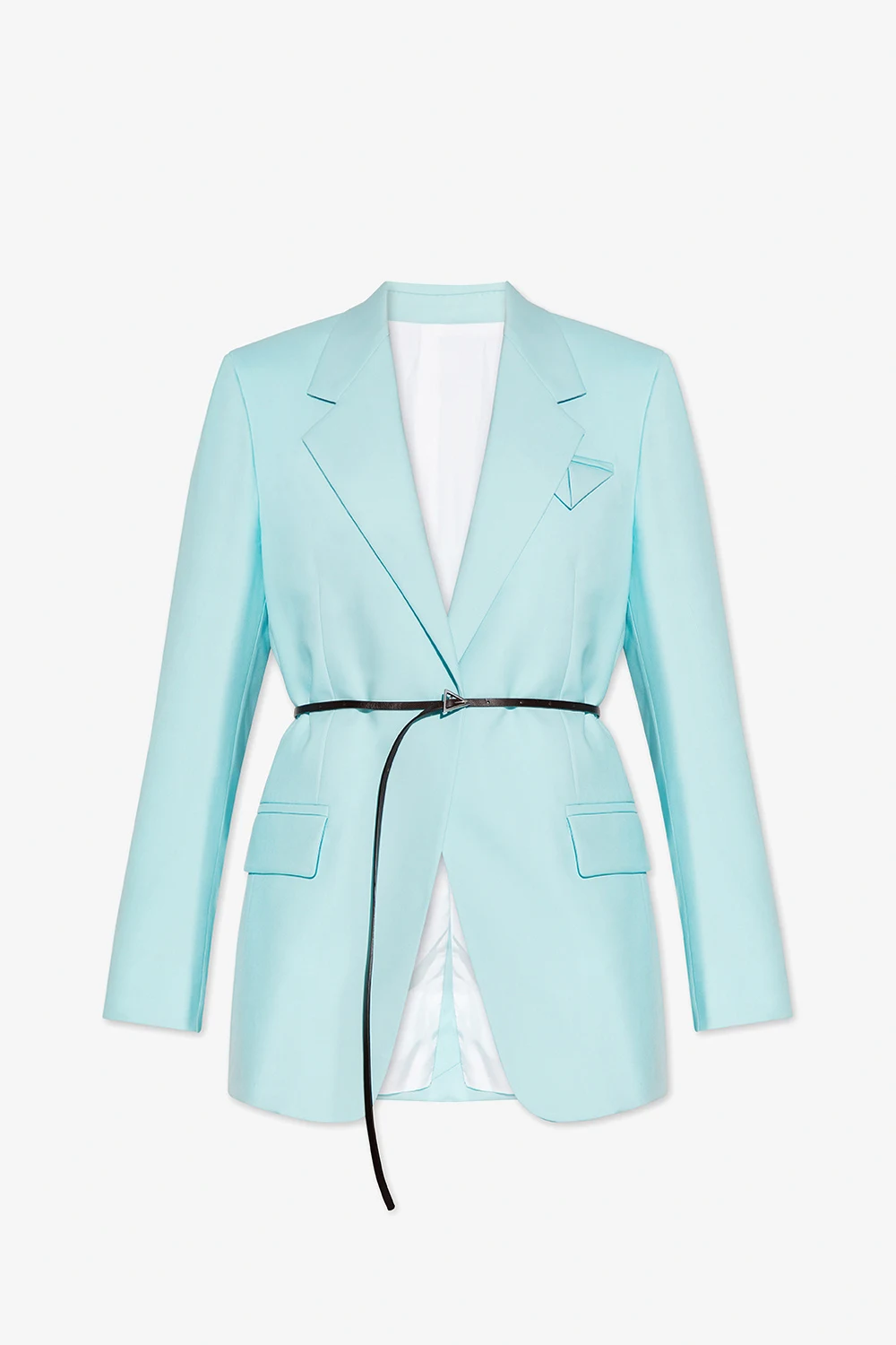 light blue Blazer with belt