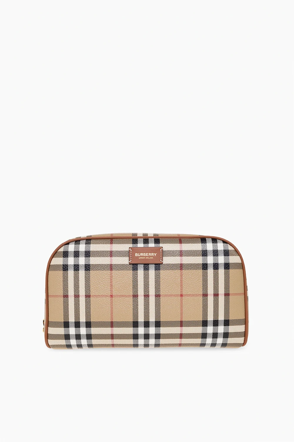 Kosmetyczka z wzorem w kratę