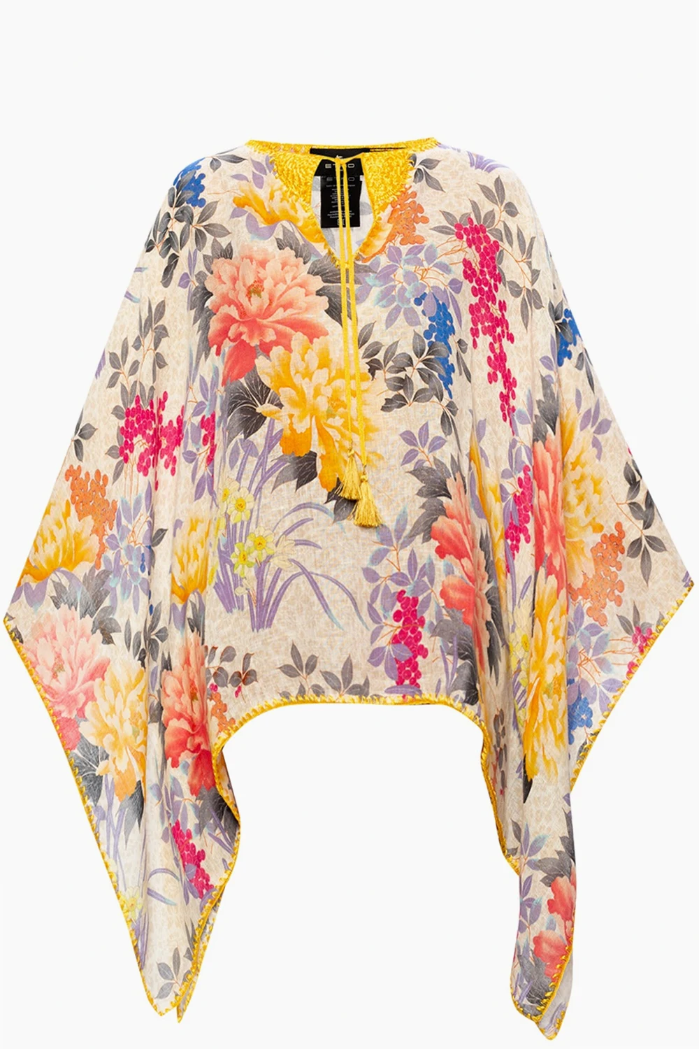 Patterned poncho