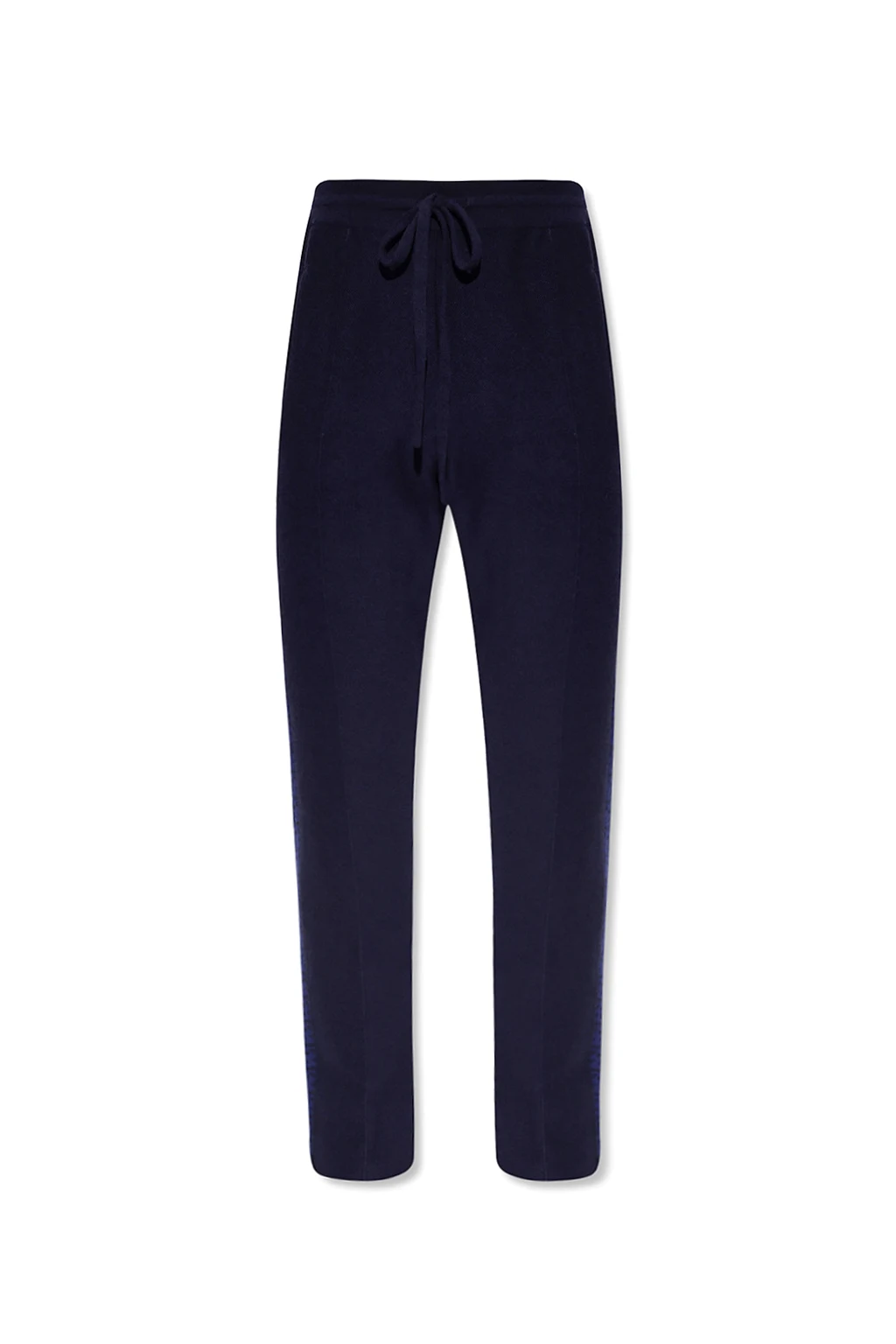 NAVY BLUE Sweatpants with side stripes