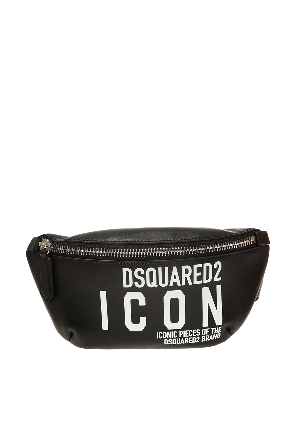 BLACK Leather belt bag